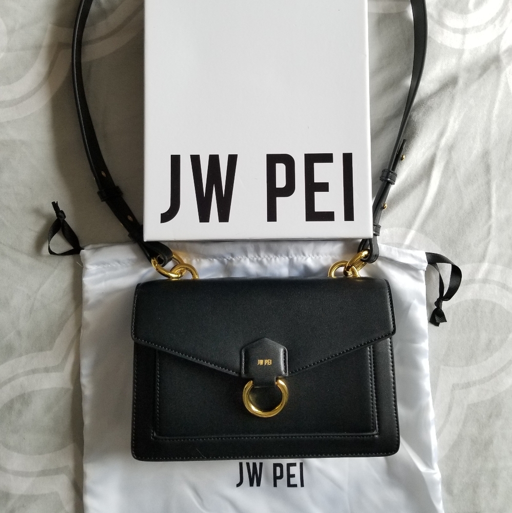 JW PEI The Envelope Crossbody Black Purse